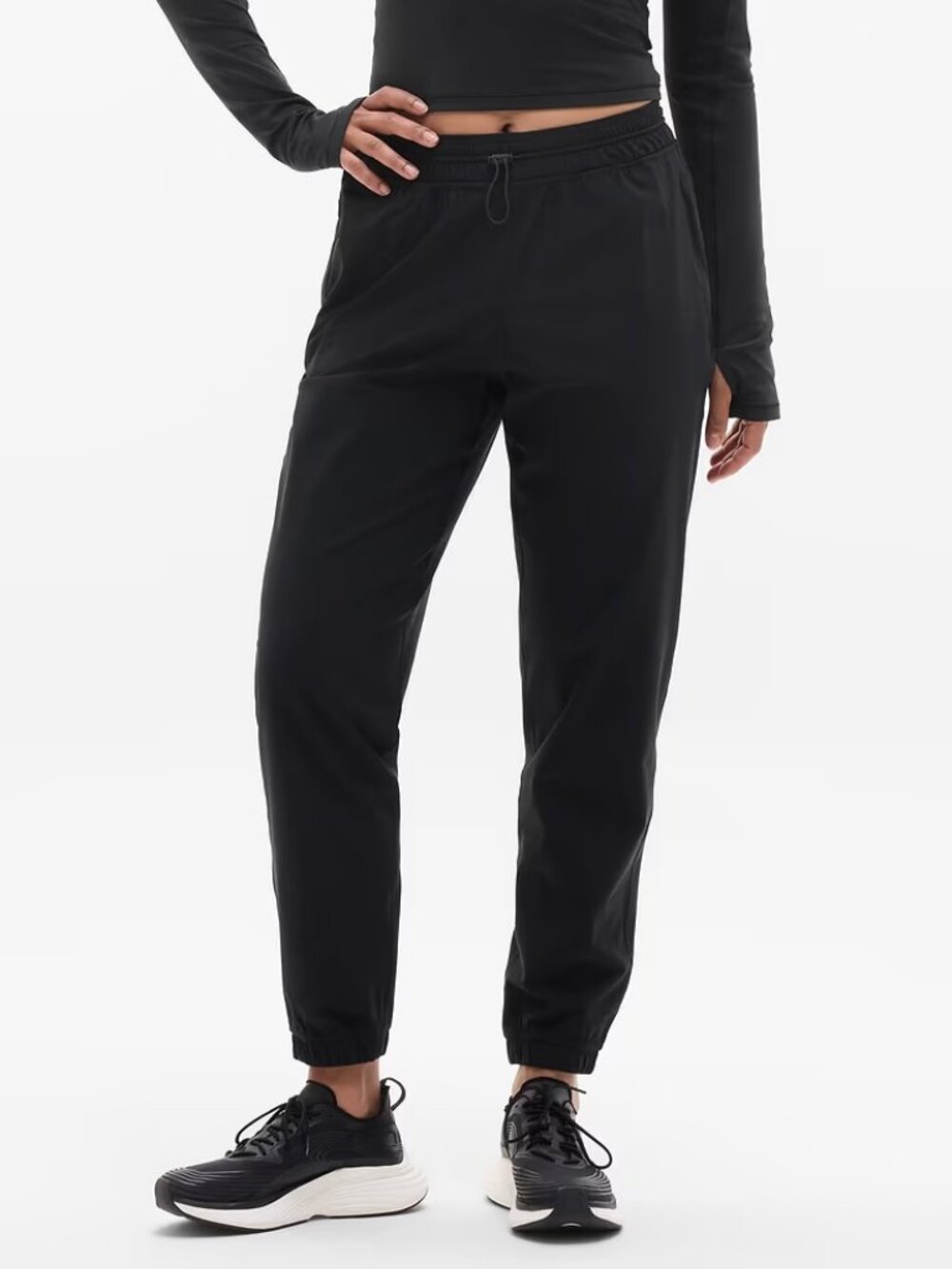 Athleta Black Crosstrain Joggers XXS